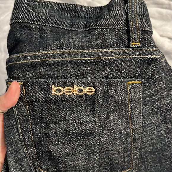 Carmen BEBE rivet jeans sz 25 - Picture 2 of 5